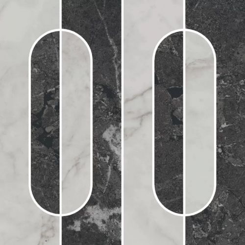 KMD2HID013GR Тубкаль наборный матовый обрезной 30x30x0,9 декор KMD2HID013GR Тубкаль наборный матовый обрезной 30x30x0,9 декор