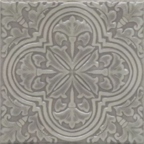 KMD3STA006BN Фес серый глянцевый 15x15x0,77 декор KMD3STA006BN Фес серый глянцевый 15x15x0,77 декор