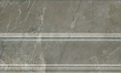 Плинтус Кантата серый глянцевый 15x25