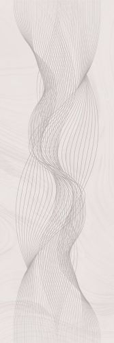 Декор Веро розовый светлый глянцевый обрезной 40x120