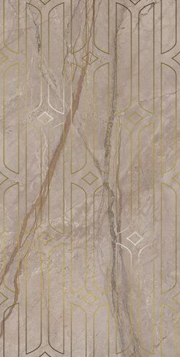 KMD3STA071BR Ифран бежевый светлый глянцевый обрезной 60x119,5x0,9 декор