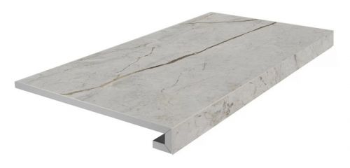 KM6060G0061RGCF Ступень фронтальная клееная Ифран серый светлый матовый обрезной 33x60x0,9 KM6060G0061RGCF Ступень фронтальная клееная Ифран серый светлый матовый обрезной 33x60x0,9