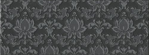 Декор Кастильони черный 15x40