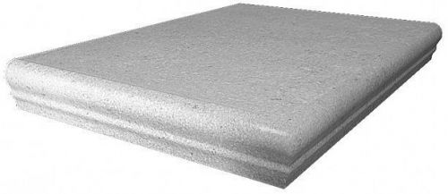 Ступень Аллея Серая светлая угловая 30x30