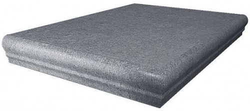 Ступень Аллея Серая темная угловая 30x30