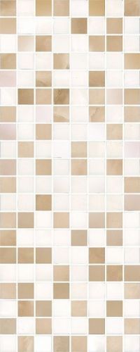 Декор Стеллине мозаичный бежевый 20x50