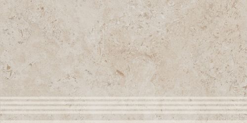 Ступень Про Лаймстоун бежевый натуральный обрезной 30x60