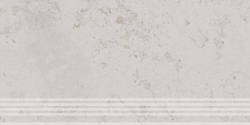Ступень Про Лаймстоун серый светлый натуральный обрезной 30x60
