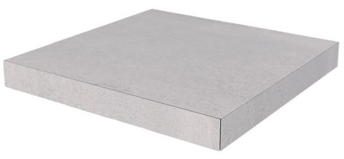 Ступень угловая клееная Про Матрикс серый светлый 33x33x0,9