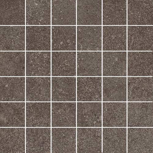 KMD2MSA020BR Руссильон мозаичный коричневый тёмный матовый обрезной 30x30x0,9 декор